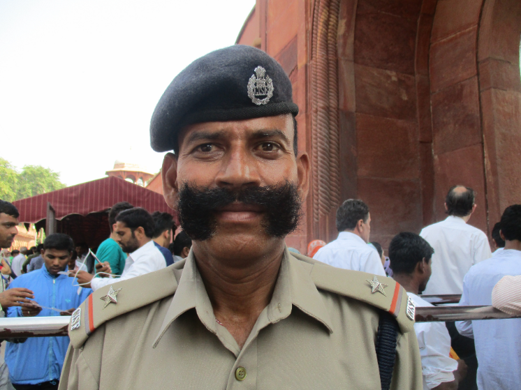 The Indian cops would win Movember