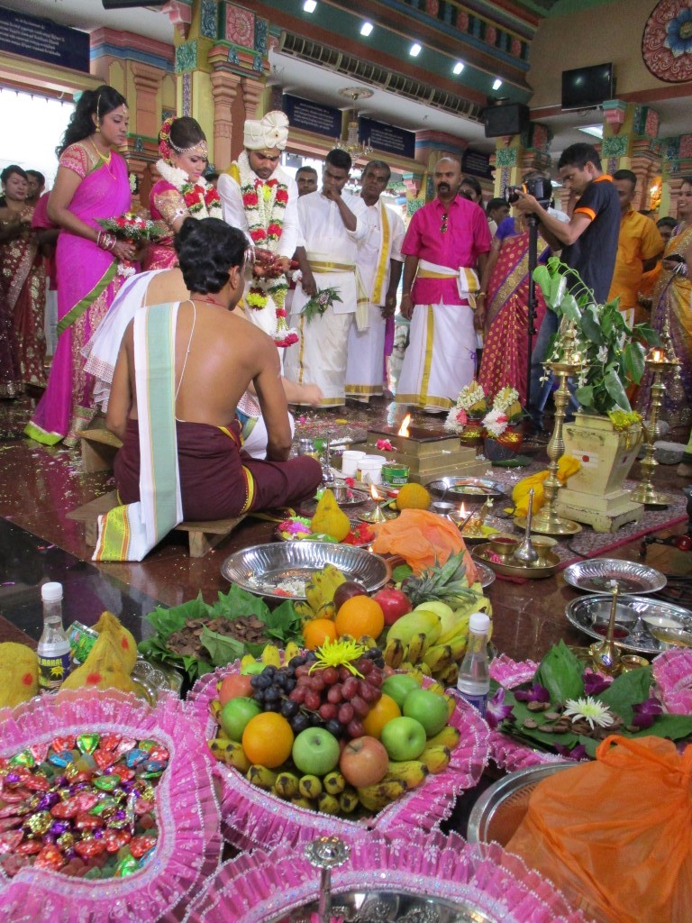 We had seen a few pre-marriage celebrations, but this was the first actual ceremony