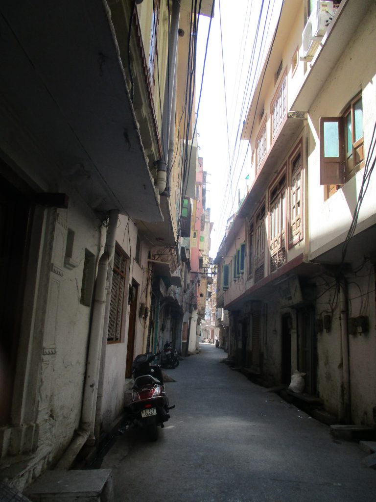 Loved this tall long alleyway