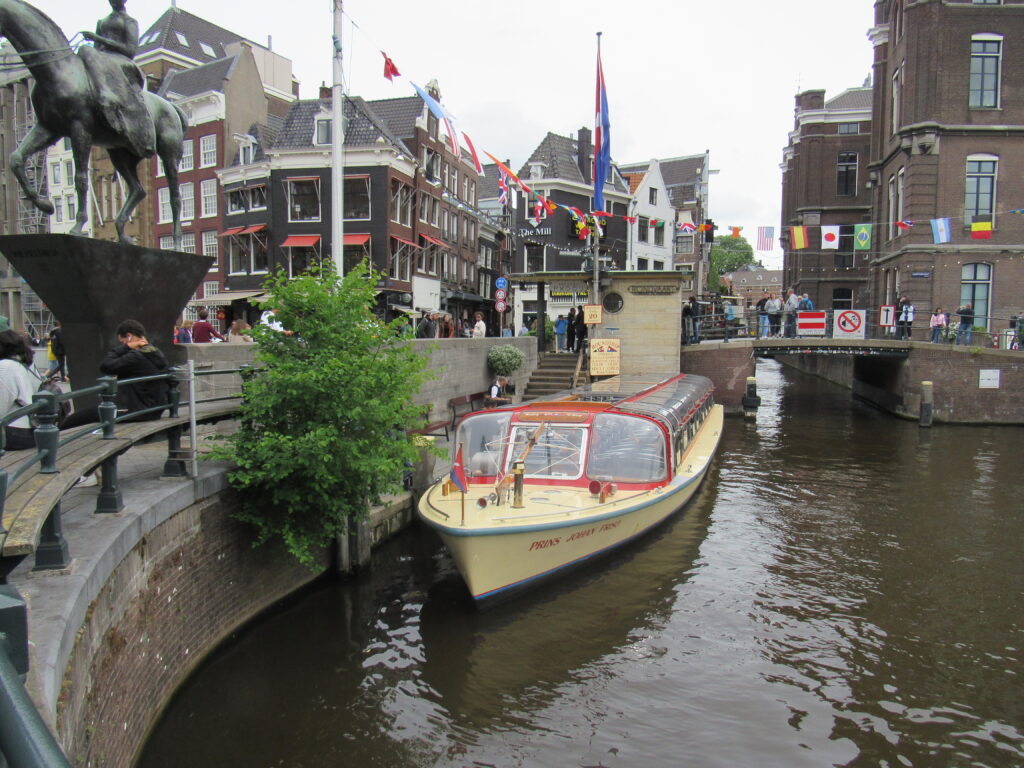 Amsterdam canal tour boat