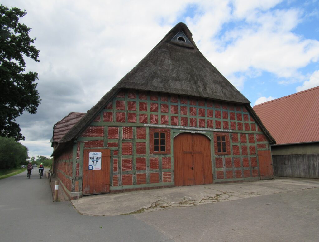 building with thatched roof