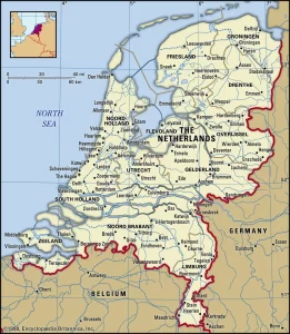 Map of the Netherlands